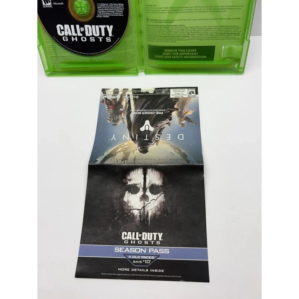 Call of Duty Ghosts Xbox One CIB Complete w/ Inserts Activision COD FPS Game